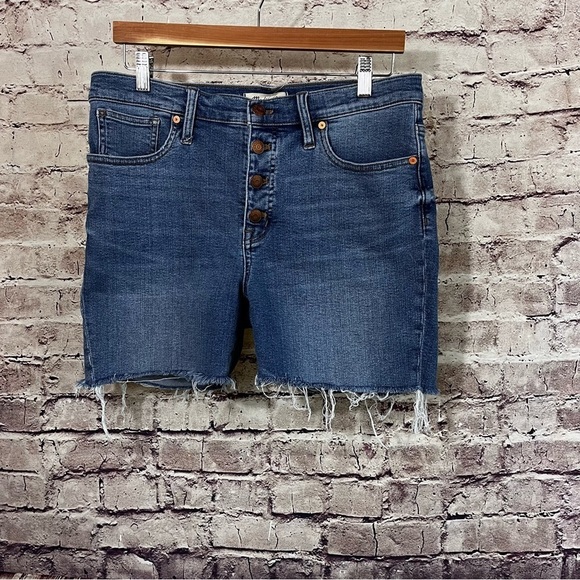 Madewell Button Fly Denim Shorts NWOT - Picture 1 of 11